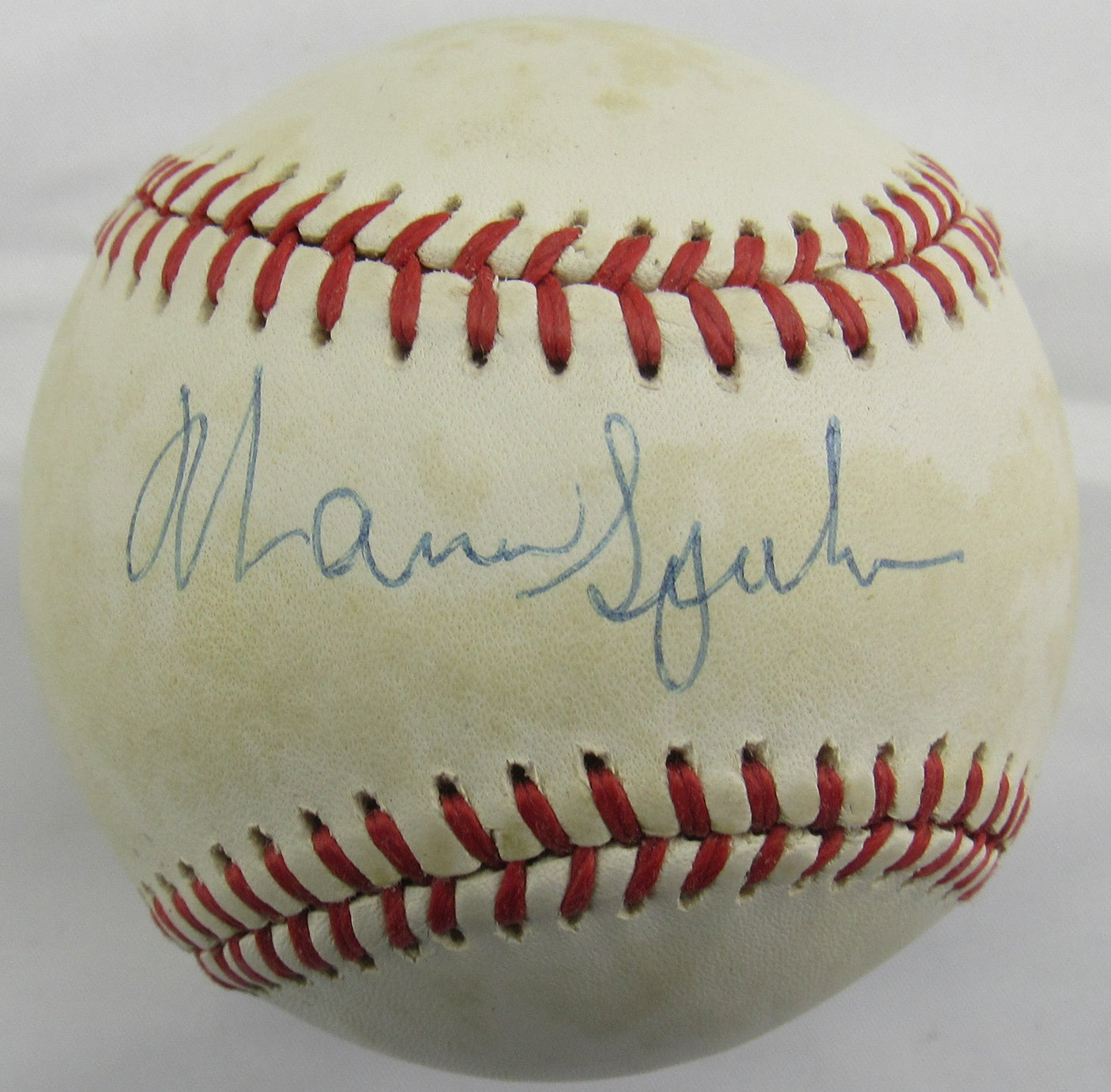 Warren Spahn Signed Auto Rawlings Baseball JSA CH80327