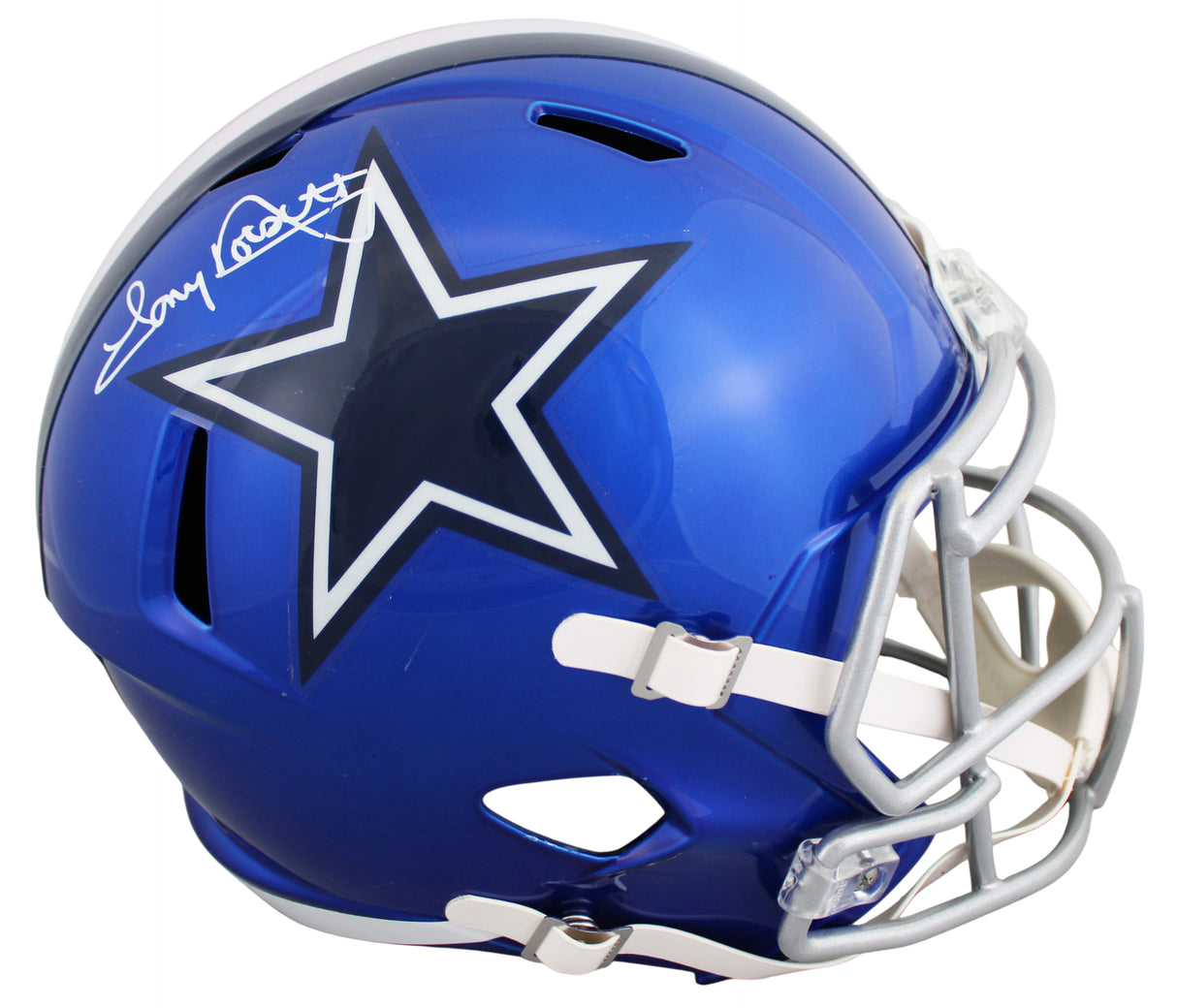 Cowboys Tony Dorsett Signed Flash Full Size Speed Rep Helmet BAS Witnessed