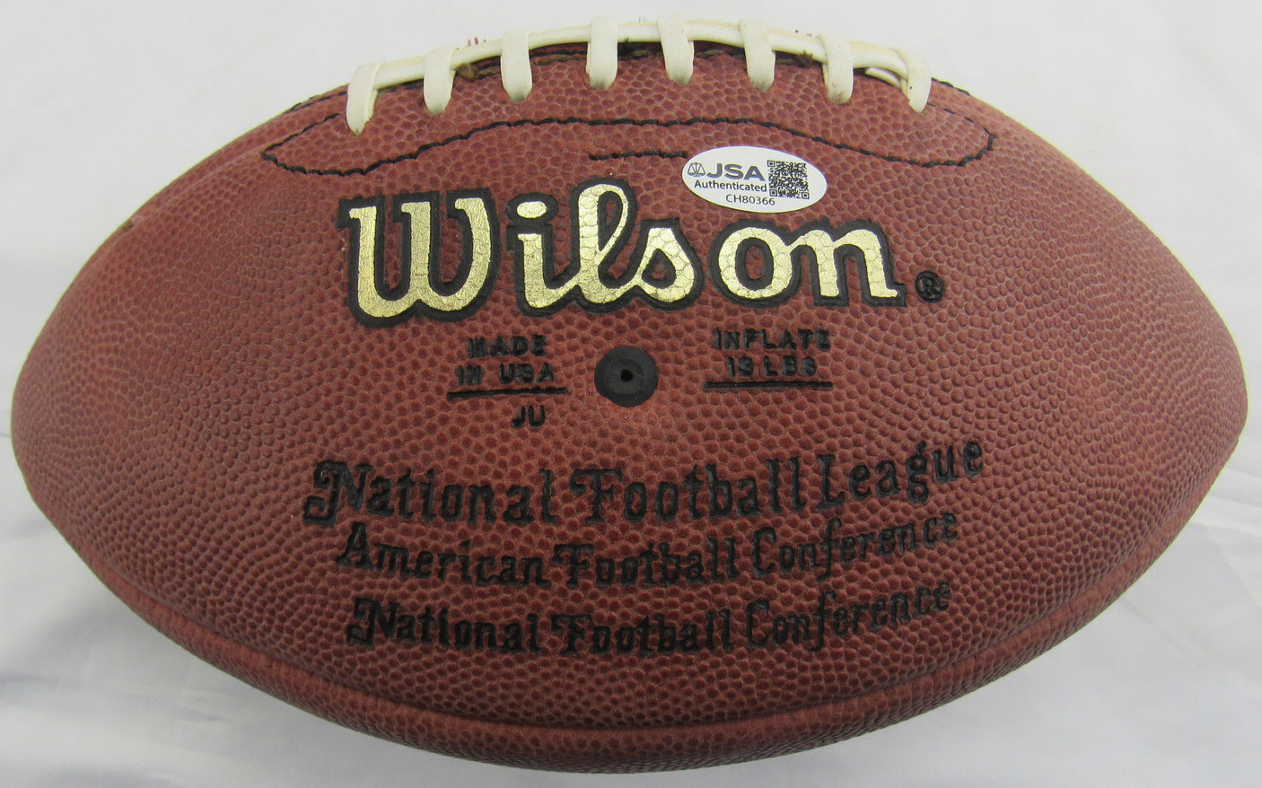 Brett Favre Signed Auto Wilson Football JSA CH80366
