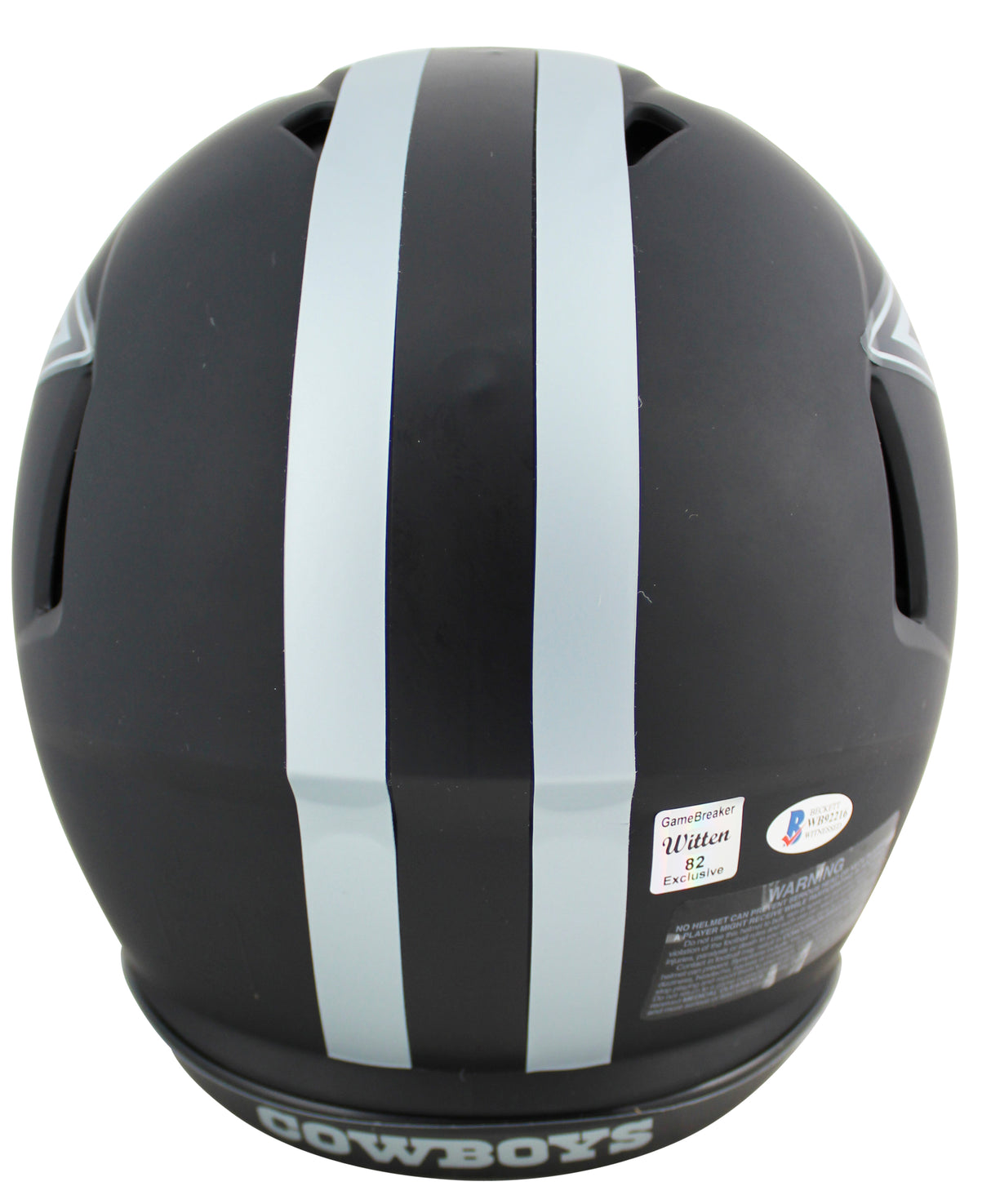 Cowboys Jason Witten Signed Eclipse Proline F/S Speed Helmet BAS Witnessed