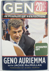 Geno Auriemma Signed Auto Book JSA CH80371