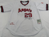 Rod Carew Signed Auto Angels Jersey JSA CH80368