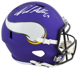 Vikings Jared Allen Authentic Signed Full Size Speed Rep Helmet BAS Witnessed