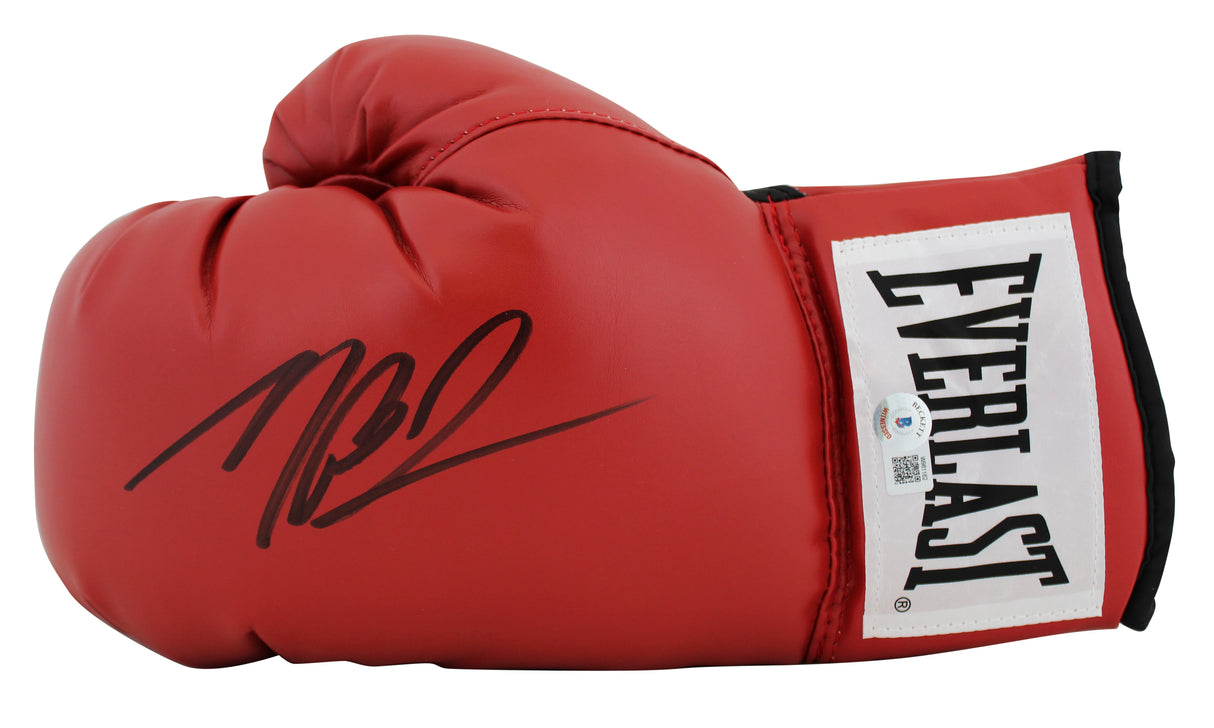 Michael B. Jordan Creed Signed Left Hand Red Everlast Boxing Glove BAS Witnessed