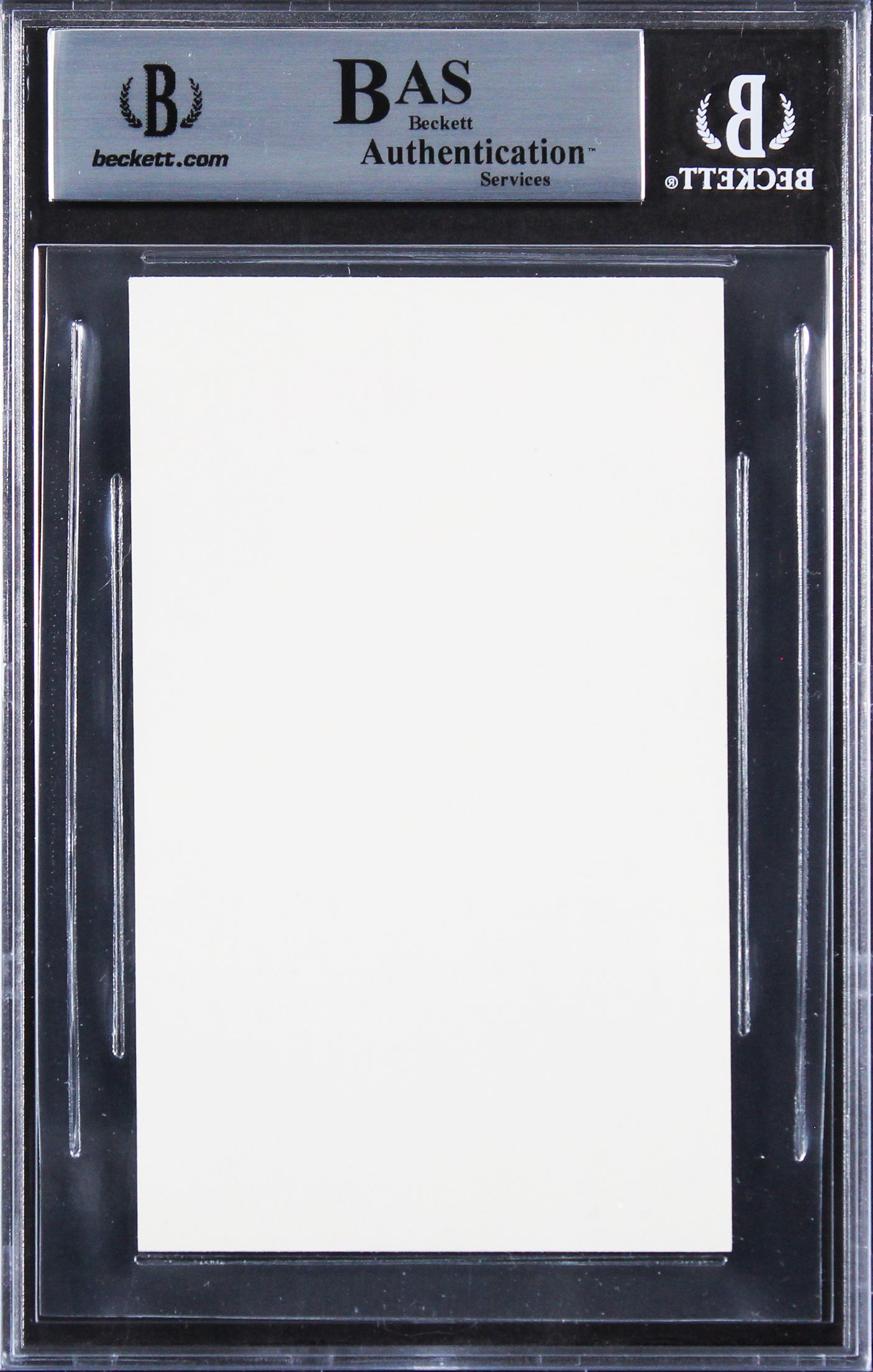 David Hasselhoff Knight Rider Authentic Signed 3x5 Index Card BAS Slabbed