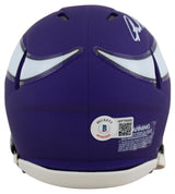 Vikings Jared Allen Authentic Signed Speed Mini Helmet W/ Case BAS Witnessed