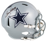 Cowboys Tony Dorsett Authentic Signed Full Size Speed Rep Helmet BAS Witnessed 2