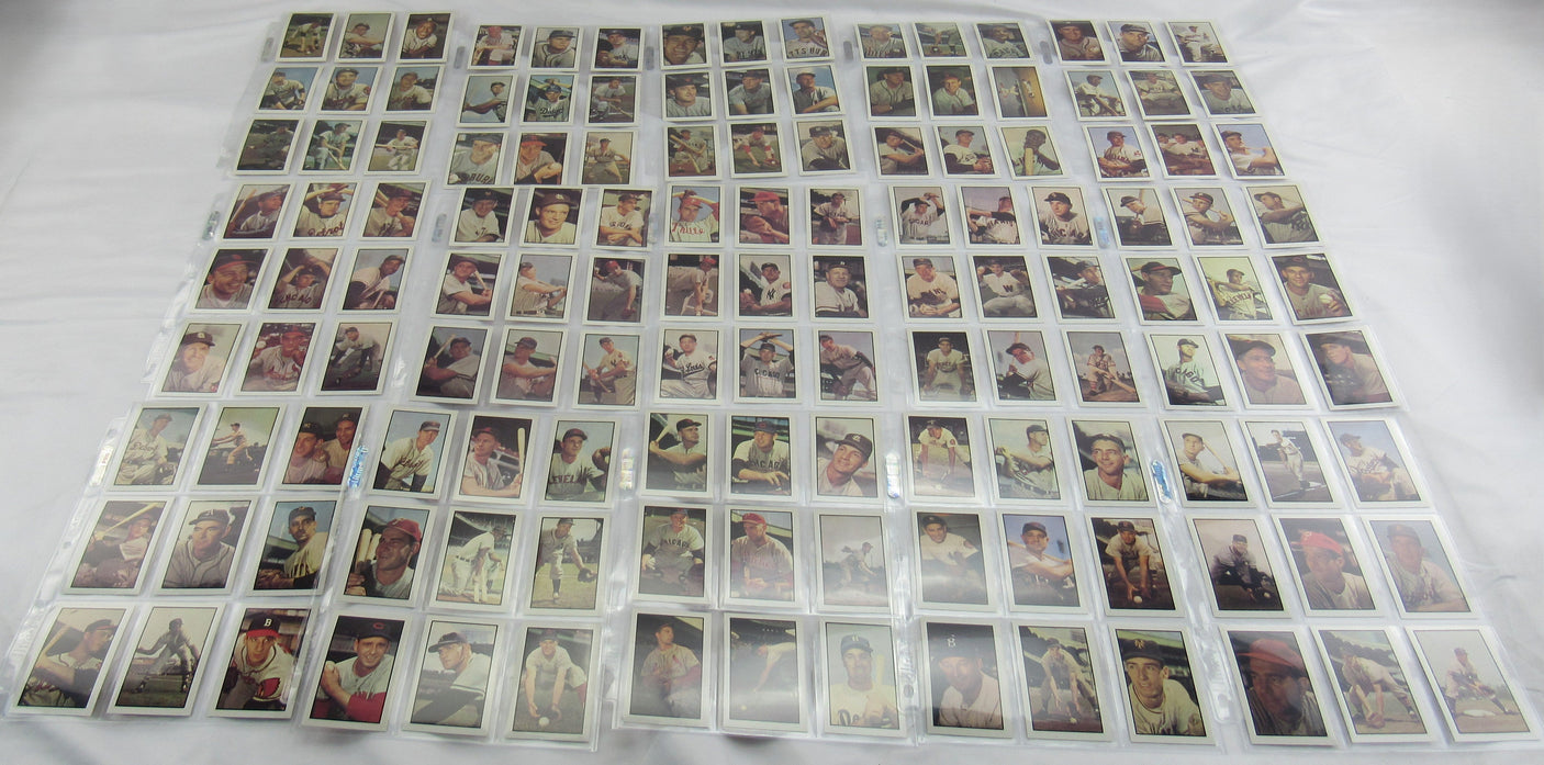 1953 Bowman Color Reprint Set Baseball B.G.H.L.I. Reprint Set B/W and Color - Mickey Mantle