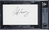 Jeff Conaway Taxi Authentic Signed 3x5 Index Card Autographed BAS Slabbed 2