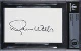 Dawn Wells Gilligan's Island Authentic Signed 3x5 Index Card BAS Slabbed