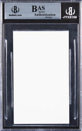 Dawn Wells Gilligan's Island Authentic Signed 3x5 Index Card BAS Slabbed