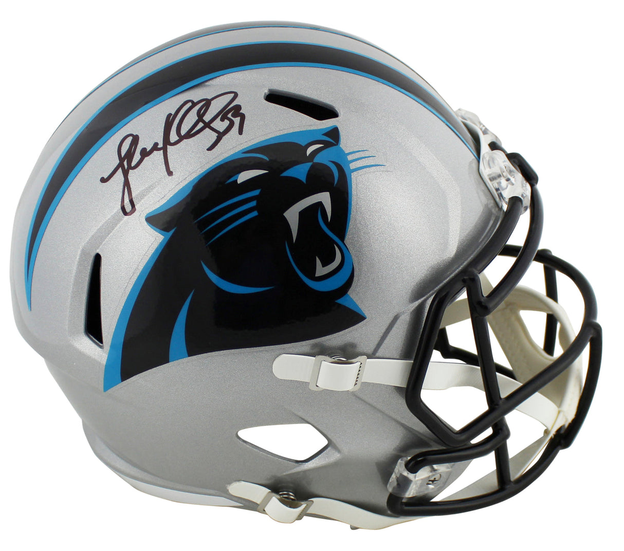 Luke Kuechly Autographed Carolina Panthers Speed Full Size Helmet Beckett Witnessed