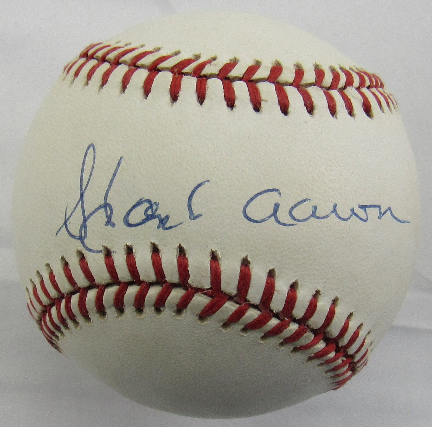 Hank Aaron Signed Auto Baseball JSA LOA ZZ28333