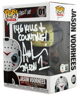 Ari Lehman "146 Kills & Counting" Signed Funko Pop Vinyl Figure W/ White Sig BAS