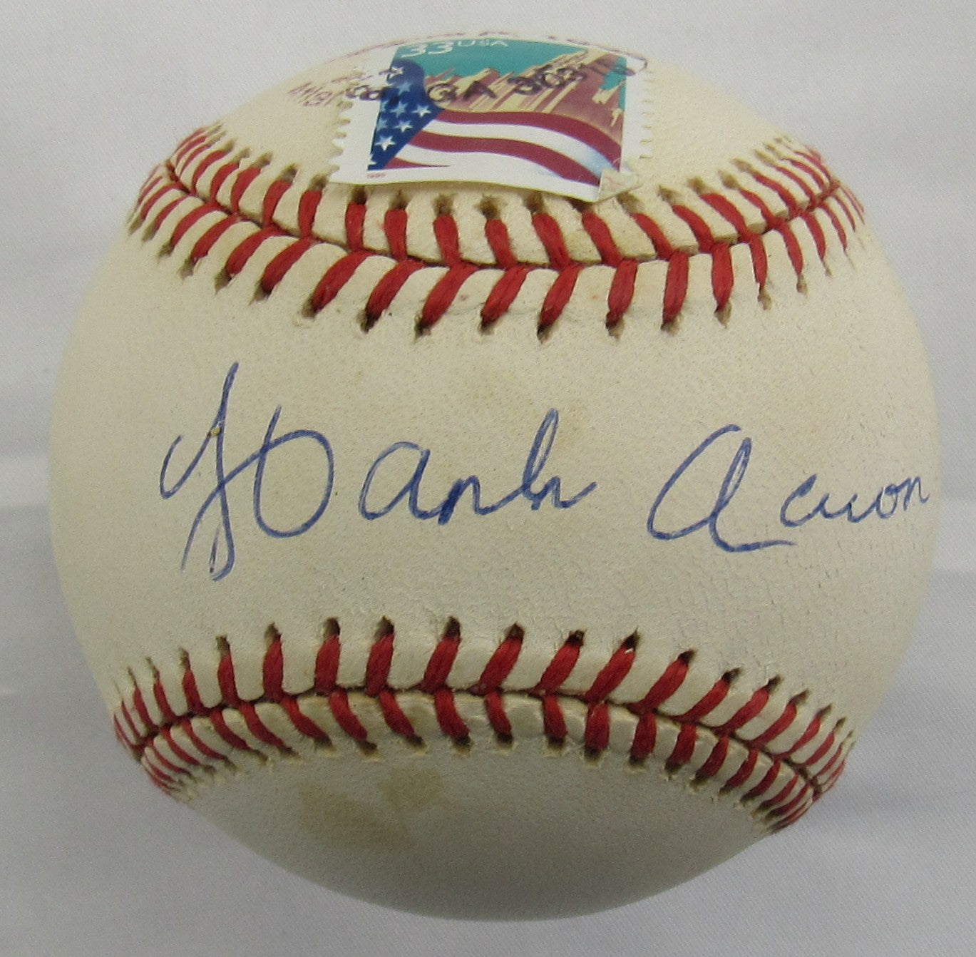 Hank Aaron Signed Auto 25th Anniversary Baseball JSA LOA ZZ28334