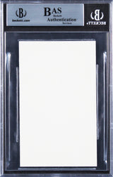 Lea Thompson Back To The Future Authentic Signed 3x5 Index Card BAS Slabbed