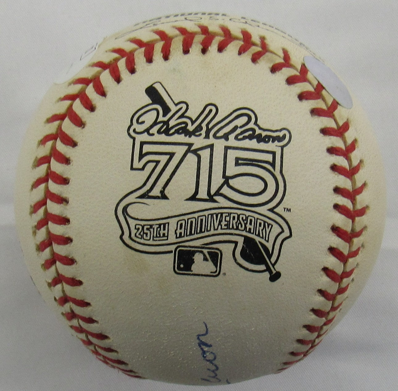 Hank Aaron Signed Auto 25th Anniversary Baseball JSA LOA ZZ28334