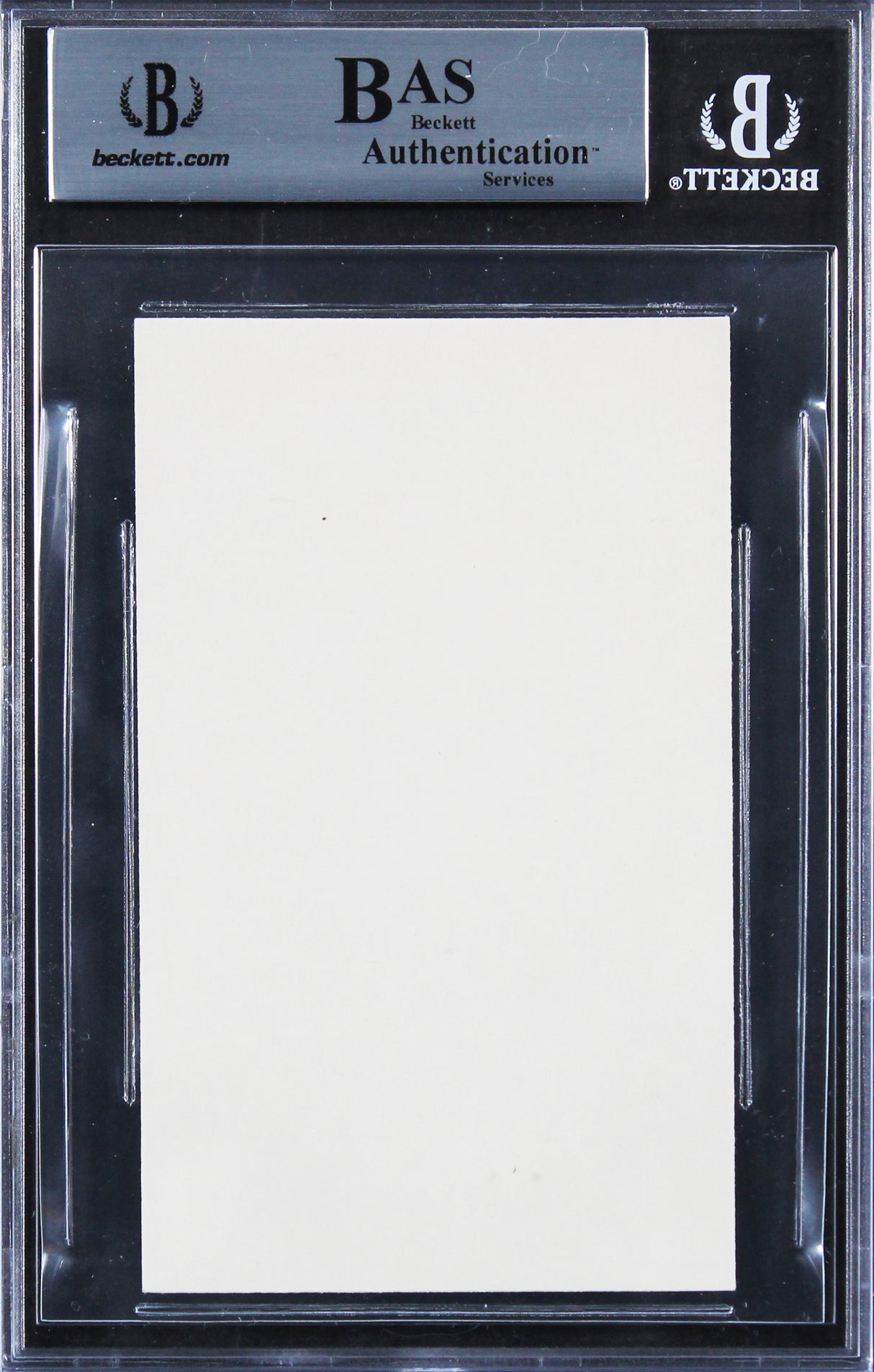 Gregory Peck To Kill a Mockingbird Authentic Signed 3x5 Index Card BAS Slabbed