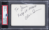 Chris Penn Footloose Authentic Signed 3x5 Index Card PSA/DNA Slabbed