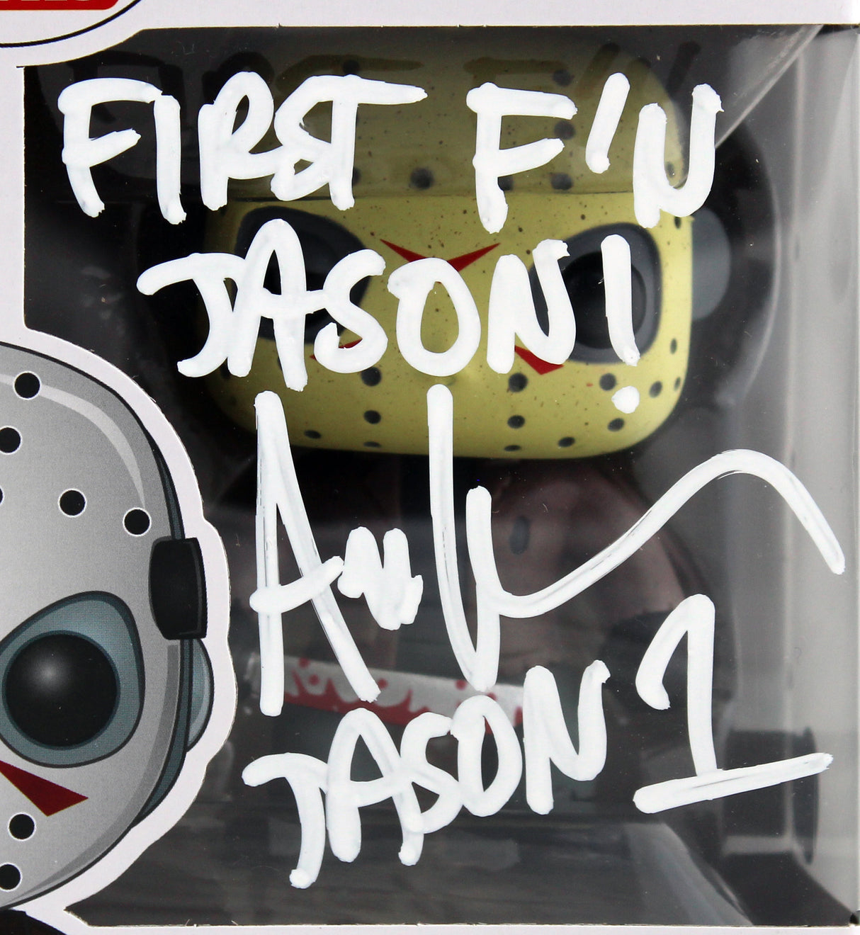 Ari Lehman "First F'n Jason" Signed Funko Pop Vinyl Figure W/ White Sig BAS