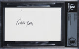 Estelle Getty The Golden Girls Authentic Signed 3x5 Index Card BAS Slabbed 1