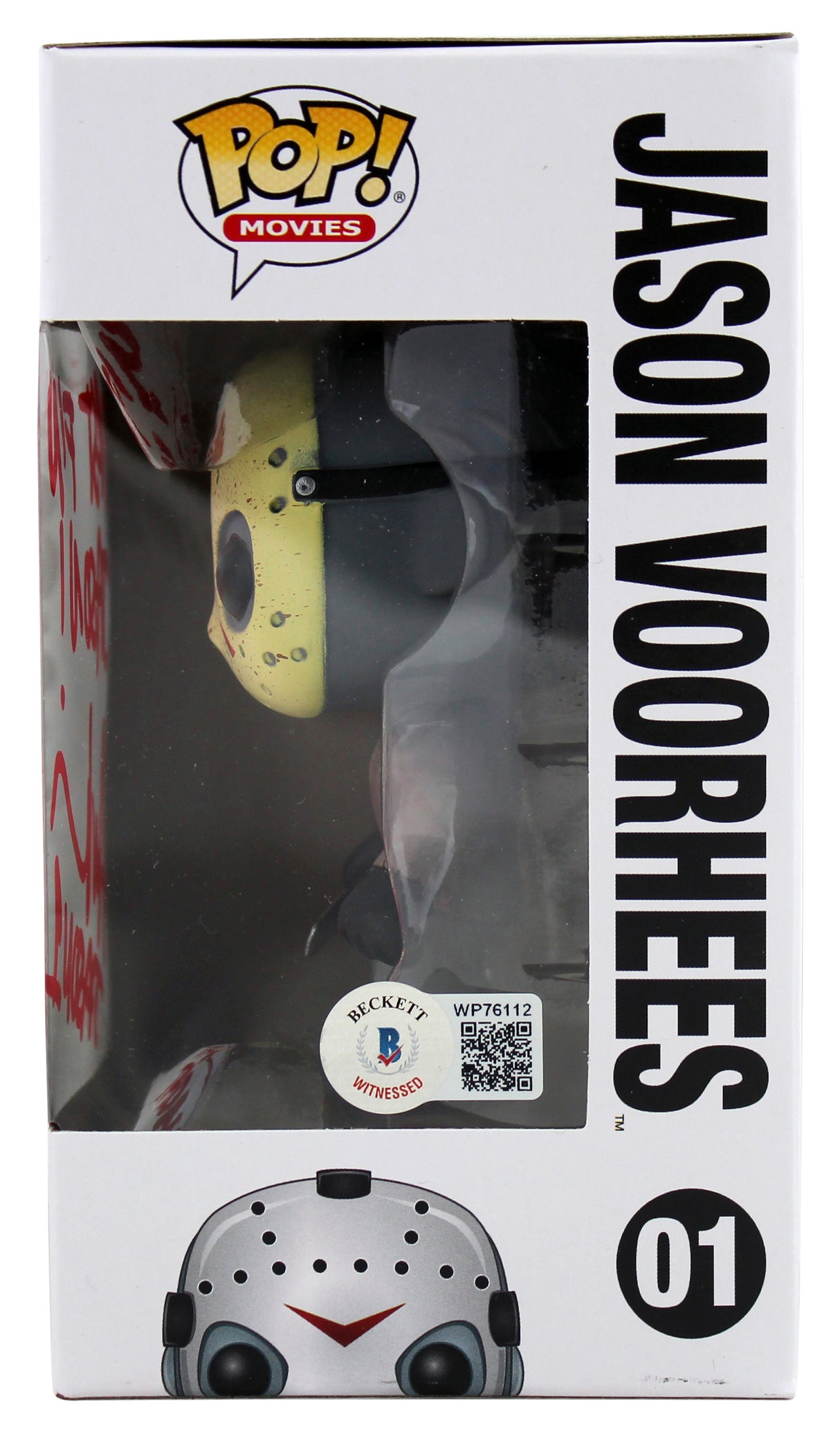 Ari Lehman "First F'n Jason" Signed Funko Pop Vinyl Figure W/ Red Sig BAS