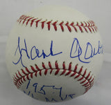 Hank Aaron Signed Auto Baseball w/57 MVP JSA LOA ZZ28339