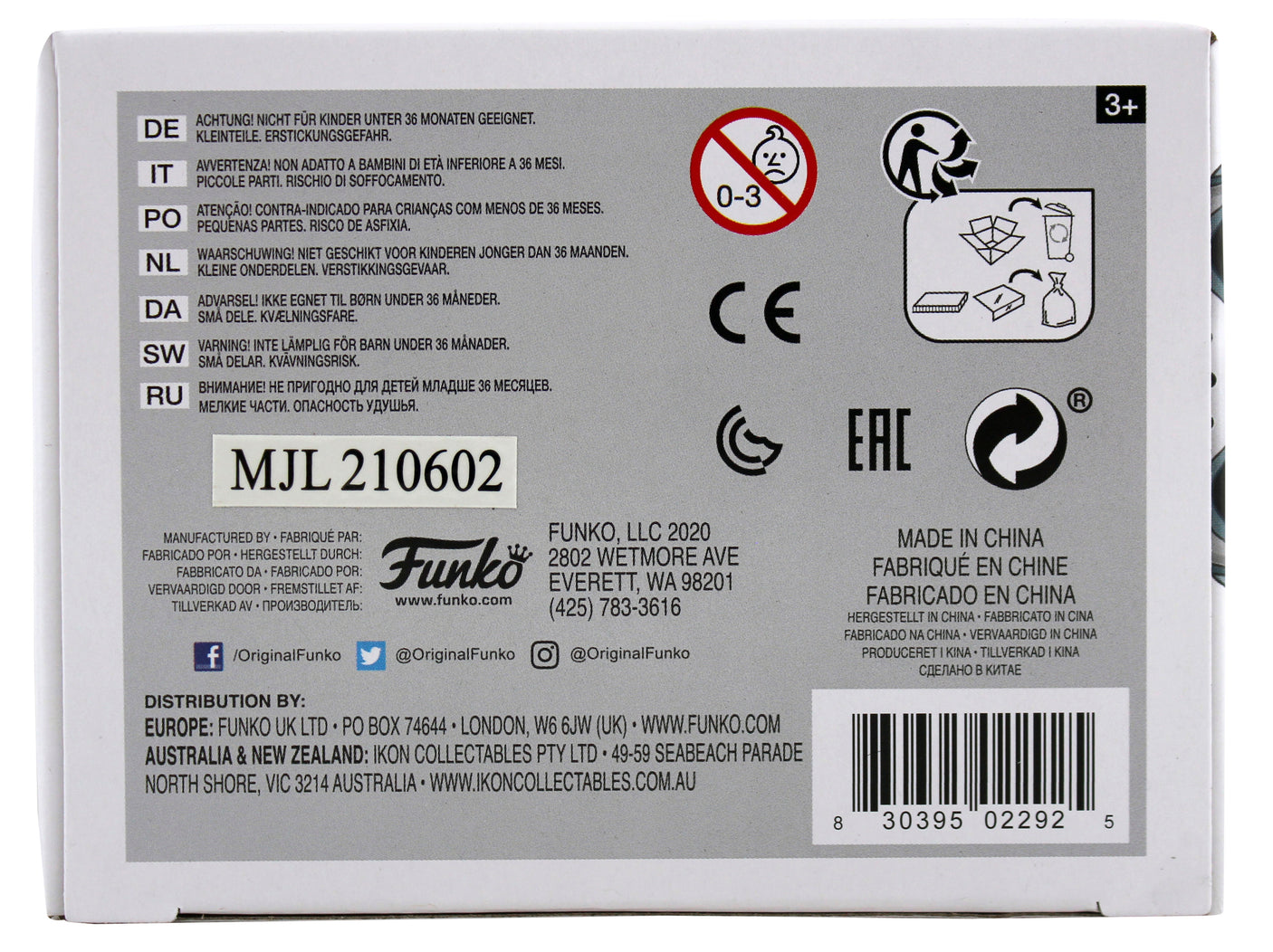 Ari Lehman "First F'n Jason" Signed Funko Pop Vinyl Figure W/ Red Sig BAS