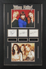 Wilson Phillips (3) Wendy, Chynna & Carnie Signed Framed Display BAS #AC26571