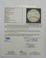 Hank Aaron Signed Auto Baseball w/57 MVP JSA LOA ZZ28339