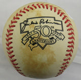 Hank Aaron Signed Auto 50th Anniversary Baseball JSA ZZ28340