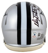Cowboys Danny White "SB XII Champs" Signed Speed Mini Helmet BAS Witnessed