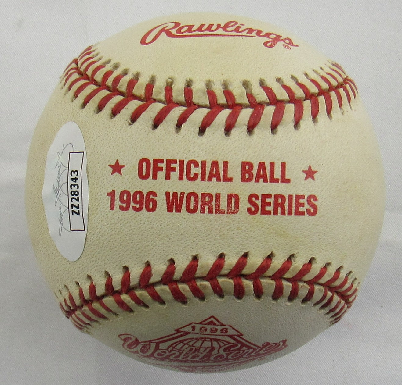 Derek Jeter Signed Auto 1996 World Series Baseball JSA LOA ZZ28343