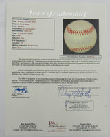 Derek Jeter Signed Auto 1996 World Series Baseball JSA LOA ZZ28343