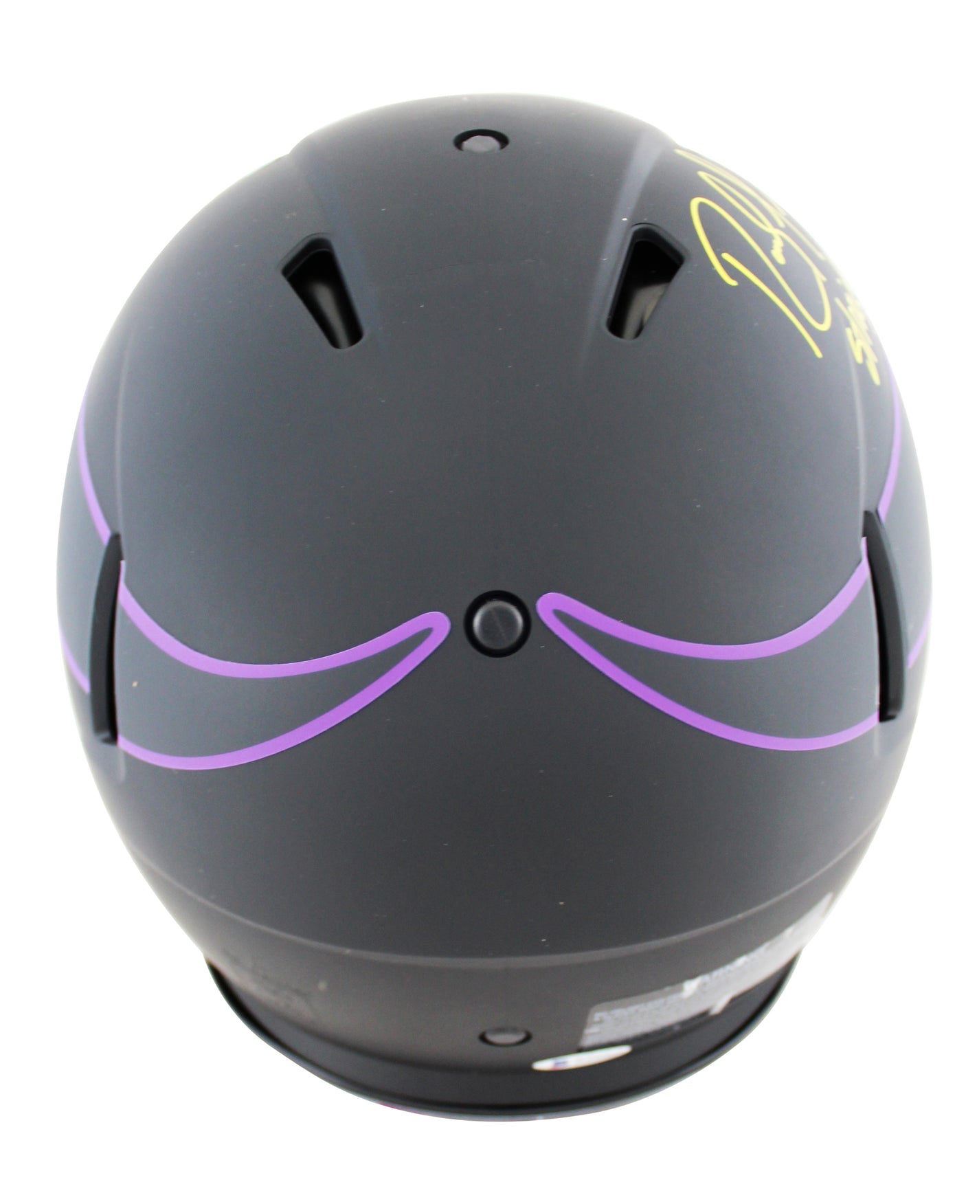 Vikings Randy Moss "SCH" Signed Eclipse F/S Speed Proline Helmet W/ Case BAS Wt