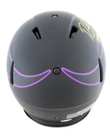 Vikings Randy Moss "SCH" Signed Eclipse F/S Speed Proline Helmet W/ Case BAS Wt