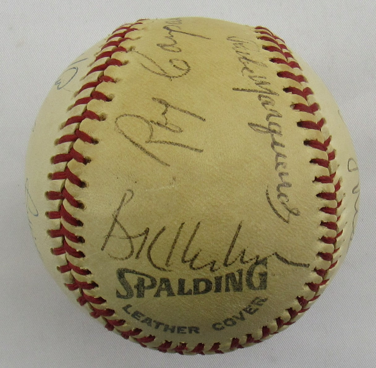 Hall of Famers Signed Rube Marquard, Bowie Kuhn, Bill Terry, Lloyd Waner, Red Ruffing Auto Baseball JSA LOA ZZ60309