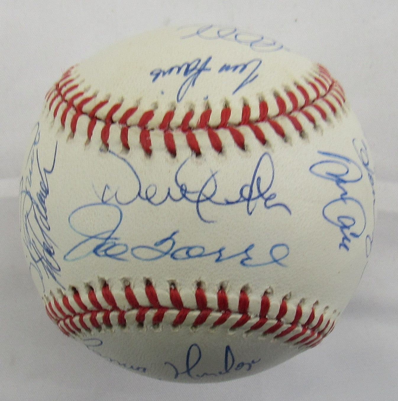 1996 New York Yankees Team Signed Derek Jeter Auto Baseball JSA LOA ZZ63159
