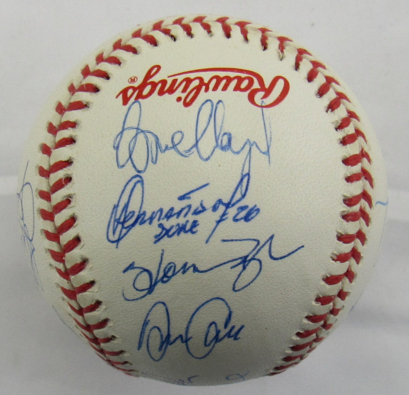 1996 New York Yankees Team Signed Derek Jeter Auto Baseball JSA LOA ZZ63159