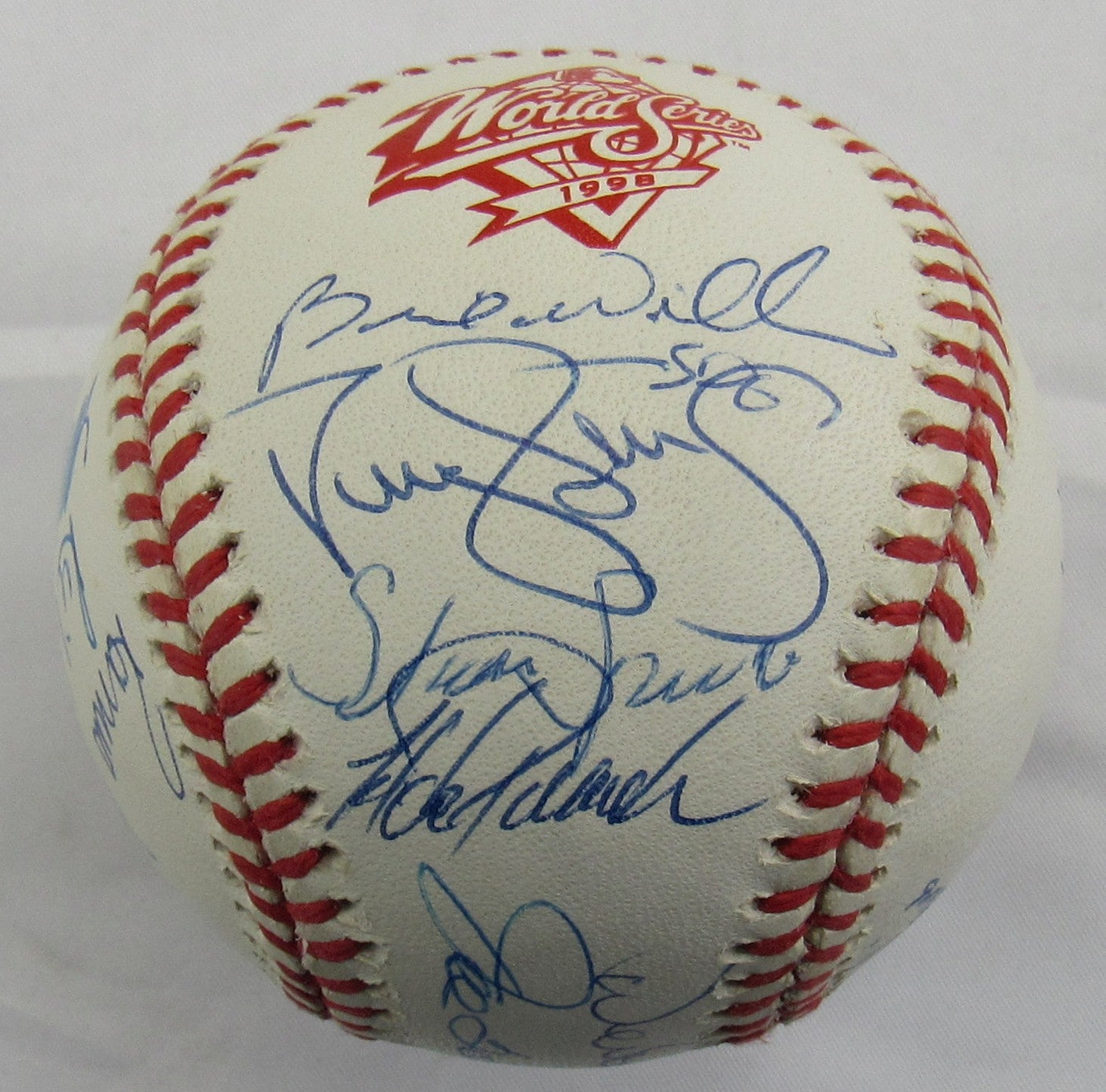 1996 New York Yankees Team Signed Derek Jeter Auto Baseball JSA LOA ZZ63159