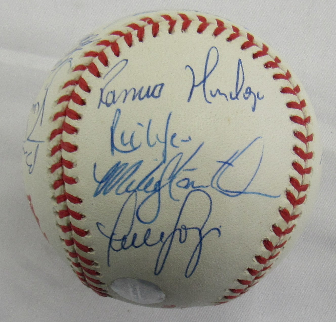 1996 New York Yankees Team Signed Derek Jeter Auto Baseball JSA LOA ZZ63159