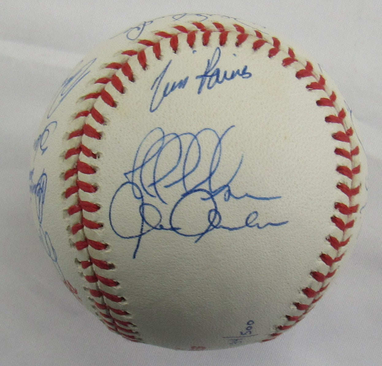 1996 New York Yankees Team Signed Derek Jeter Auto Baseball JSA LOA ZZ63159