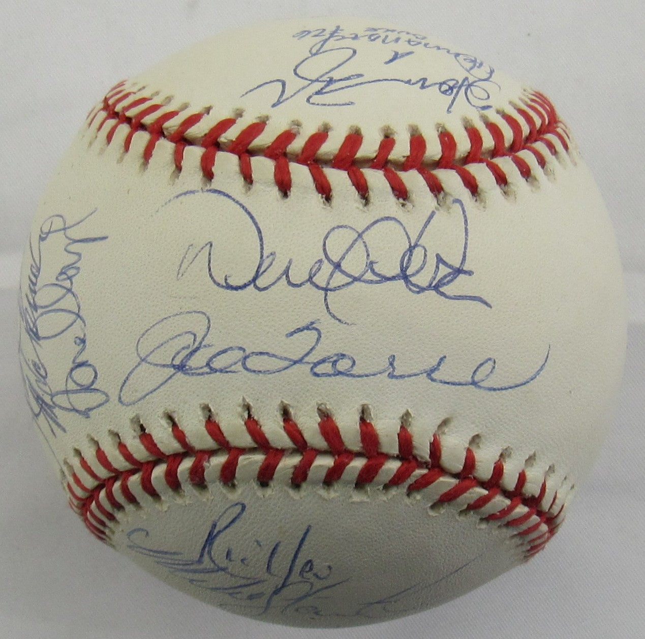 1996 New York Yankees WS Team Derek Jeter Joe Torre Signed Auto Baseball JSA LOA ZZ63160