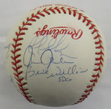 1996 New York Yankees WS Team Derek Jeter Joe Torre Signed Auto Baseball JSA LOA ZZ63160
