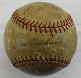 Giants Hall of Famers and Stars Mel Ott Signed Auto Baseball JSA LOA ZZ63161