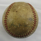 Giants Hall of Famers and Stars Mel Ott Signed Auto Baseball JSA LOA ZZ63161