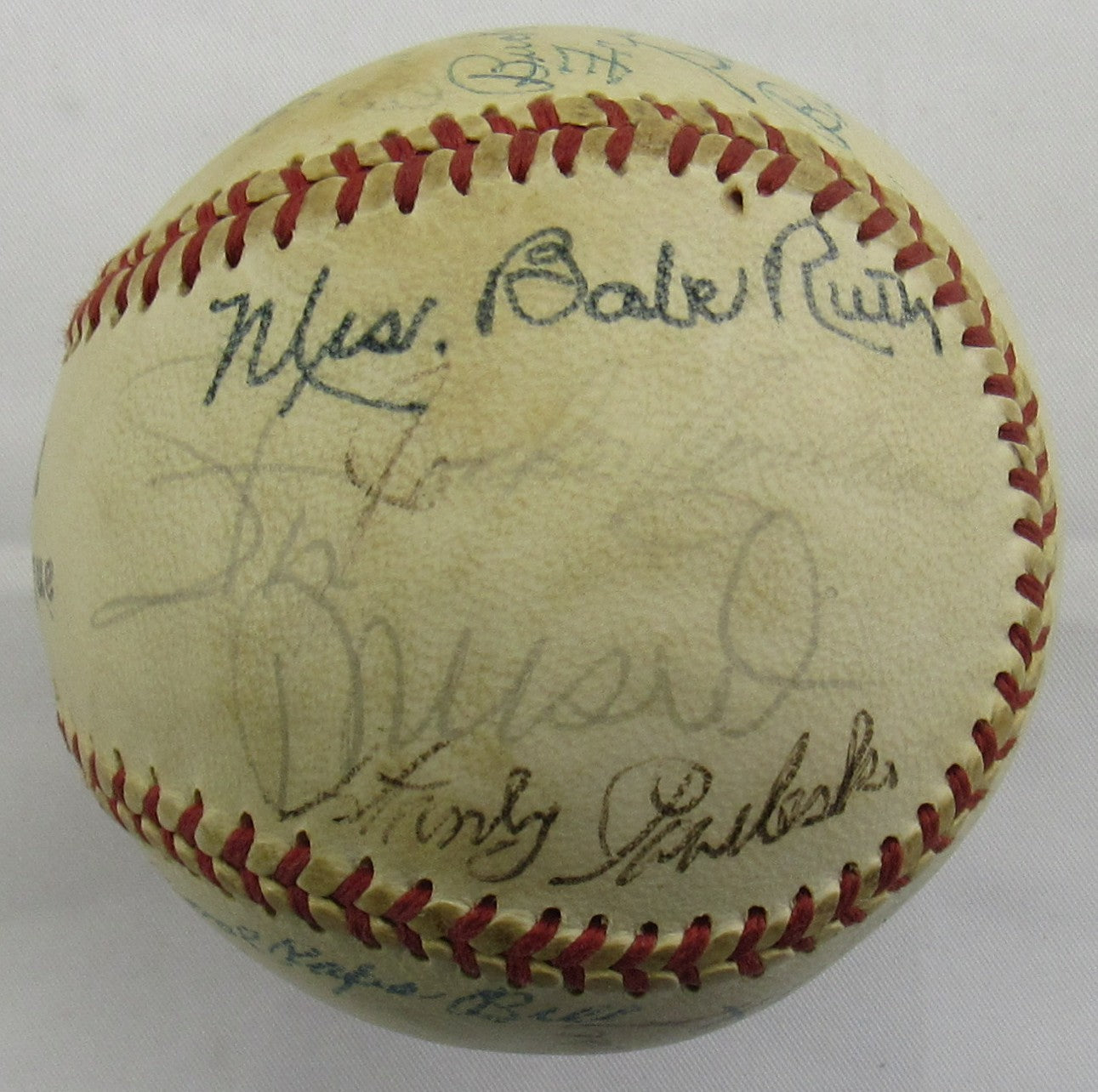 Hall of Famers and Stars Hank Greenberg Signed Auto Baseball JSA LOA ZZ63164