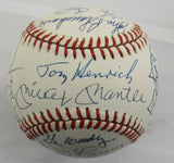 Yankees Hall of Famers and Greats Mickey Mantle Signed Auto Baseball JSA LOA ZZ63165