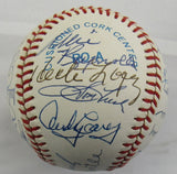 Yankees Hall of Famers and Greats Mickey Mantle Signed Auto Baseball JSA LOA ZZ63165