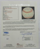 Yankees Hall of Famers and Greats Mickey Mantle Signed Auto Baseball JSA LOA ZZ63165